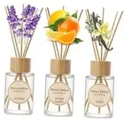 binca vidou Reed Diffuser Set, Lavender Vanilla Orange & Lemon Natural Scent