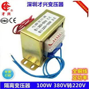 E型隔離變壓器220V轉220V110V 380轉220V 5W10W50W100W小型電源銅