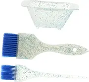 PENIKOKO 1Set Salon Hair Dyeing Kit of Tint Mixing Brush Bowl Hair Coloring Tools for Professional DIY Use Hair Tinting Accessory for Salon and Home Applications