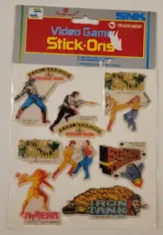VIDEO GAME STICK-ONS 1988 SNK Nintendo UNOPENED STICKER CARD PACK Ikari Warriors