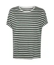 striped T-shirt 1,2,3,4 AGAVE
