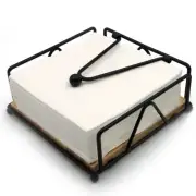 Napkin Holder for Table, Metal and Wood Napkin Holder, Standing Napkin Holder...