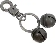 WEKAMOS Brass Pet Collar Bell Keychain Lightweight Decorative Charm Clear Sound for Cats and for Use for Pet Accessories