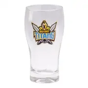 NRL - Gold Coast Titans S/2 Schooner Glass