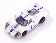 AFX Ford GT40 Mark IV #9 White Slot Car