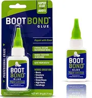 [Boot-Bond] BOOT BOND Boot Glue - Quick Dry Boot Repair Formula Works In Seconds - Tough But Flexible Glue Seal - Waterproof Boot Heel Fix Works On Shoe Heel Repair, Thick Sole Boots, Sneakers, And More, Clear, 20 grams (0.71 oz)