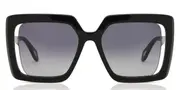 Just Cavalli SJC027 0700 Men's Sunglasses Black Size 53