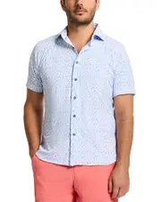 Robert Graham Riptide Printed Short Sleeve Button Front Shirt