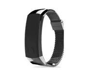 Stainless Steel Strap Smart Watch Band for Huawei Honor 3-BLACK