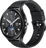[Xiaomi] Watch 2 Pro Black, Bluetooth Version(No LTE), WearOS by Google, 1.43" AMOLED Display, SnapdragonW5+ Gen 1, GPS (Google Map), NFC (Google Pay), 495mAh Battery up to 65h, Black Rubber Strap