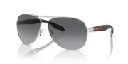 Prada Linea Rossa 0PS 53PS Men's Sunglasses SLV Matte 62/14 Polarized NO BOX