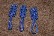 paracord zipper pull - EMS