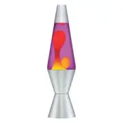 SCHYLLING - 14.5" LAVA LAMP - Yellow/Purple/Silver (21250401US)
