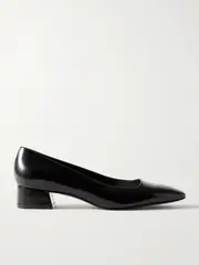 [Stuart Weitzman] Stuart Weitzman - Vera Glossed-leather Pumps - Black - US6 US 6 Black