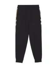 Burberry Check Patterned Track Pants L,M Black