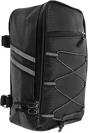 Alipis Bike Rear Storage Bag Capacity Bicycle Saddle Bag for Bikes Electric Bikes and Motorcycles Convenient Multi Pocket Design for Tools and Essentials