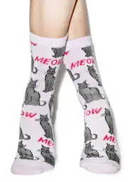 Cat's Meow Ankle Socks