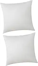 ULDIGI 2pcs Square Pillow Inner Cushion Inserts Decorative Cushion Filler Stuffer Pillow Insert Decorative Throw Cushion Insert Replacement Throw Pillows Insert Non-Woven Fabric White