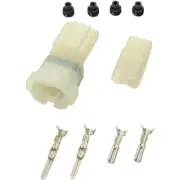 Shindy Multi-Conductor Electrical Connectors, Two-Pin, Water-Resistant | 16-622