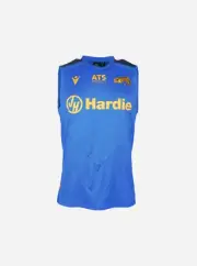 Parramatta Eels NRL 2025 Macron Players Training Singlet Sizes S-3XL!