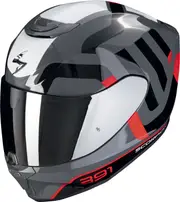 Scorpion EXO-391 Arok, full face helmet , color: Grey/Red/Black , size: XL