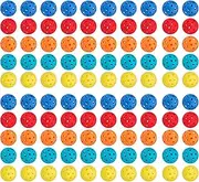 IMIFUN Professional Pickleball Balls – 40 Holes PE Injection Molded, 5 Color Mix 100 Pack for Tournament Practice & Training