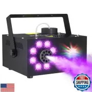 Hakuta Fog Machine with 13 Colors, 500W 2000CFM Party Smoke Machine with Colo