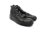 Hunter Unisex Target Dipped Canvas High-Top Sneakers Black&Black Size M6.5/W8.5