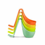 Authentics Eiko 02 egg stove set 4 pcs, egg cups, polycarbonate, 4 colors
