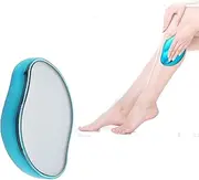 2022 New Bleame Crystal Hair Eraser, Painless Exfoliation Hair Removal Tool, Fast & Easy Exfoliate, Men & Women Epilator for Body Any Part (1PCS,Blue)