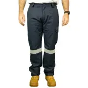 FLAREX RipStop PPE2 Flame Resistant Inherent 197gsm Taped Navy Cargo Pants - 82R