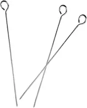 3Pcs Stainless Steel Barbecue Skewers Reusable Hanging Tool for Grilling Kebabs Safe and Ergonomic Design for Outdoor Cooking and Picnics