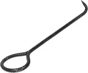Manhole Cover Hook Hooks Heavy Duty Manhole Hook Lifting Tool Manhole Cover Lifter Hook Tool Manhole Puller Garage Hook Lifter Hook Lifting Hook Manhole Lid Puller Black