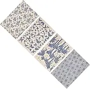 4 Sheets Underglaze Decal Paper for Ceramics Clay Transfer Stickers Blue White Pottery Decals Transfers
