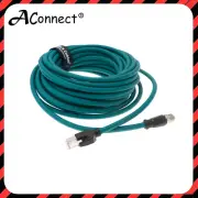 for Cognex Camera M12 8 Pin X-Code Male to RJ45 Cat6a Ethernet High Speed Cable