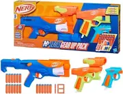 Nerf N Series Gear Up Pack, 3 Blasters, 18 Nerf N1 Darts, Ages 8+