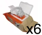 BULK 6 Pack JUMBUCK BBQ WIPES EXTRA LARGE 25 ×30CM POWERFUL HEAVY DUTY FOOD SAFE