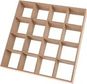 TOYANDONA DIY Dollhouse Decor Miniature Bookshelf -Compartment Blank Shelf for Toy House Layout Display Realistic Miniature Cabinet Accessory