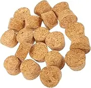HOLIDYOYO 20pcs Shaped Wine Bottle Cork Stoppers Glass Bottle Plugs for Airtight Sealing for Home Brewing Safe and Sturdy Material
