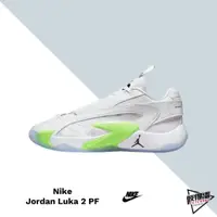 在飛比找蝦皮商城優惠-NIKE JORDAN LUKA 2 PF 白螢綠輕量緩震籃