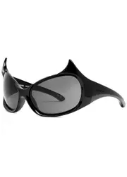 Balenciaga Gotham Cat-eye Sunglasses - Black Grey ONE SIZE