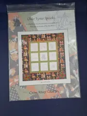 Crow River Quilting OLD TYME SPOOKS Quilt Chart Pattern *1FB
