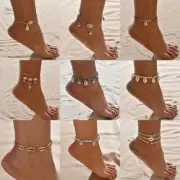 Sea Shell Conch Anklet-Bohemian Leg Chain Boho Beach Foot Jewelry Women Fashion
