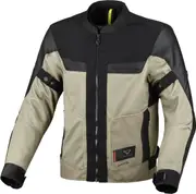 Macna Empire 2.0 waterproof Motorcycle Textile Jacket, black-beige, Size XS for Men Black Beige