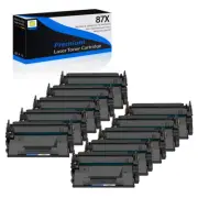 10 PACK - CF287X 87X Toner Cartridge for HP LaserJet Pro M501 M501dn / MFP M527c