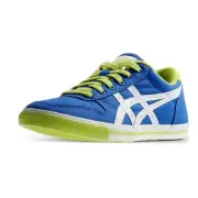 Onitsuka Tiger Grade-School Kids Aaron Shoes, Mid Blue/White, 6 Big Kid