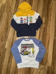 Super Mario Bros Mario kart NEWBoys Sweatshirt So 7 Jumping Beans Lot Hoodie