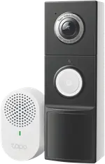 TP-LINK 2K 5MP Wired or Wireless Video Doorbell w/Chime