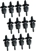 Ipetboom 12Pcs Wine Pourers and Bottle Stoppers Creative Spouts for Smooth Pouring and Easy to Clean for Wine and Oil Bottles