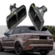 Car Tail Exhaust Pipe Tips Kit For Land Rover Range Rover Sport SVR 2014-2021 2x (for: Land Rover)